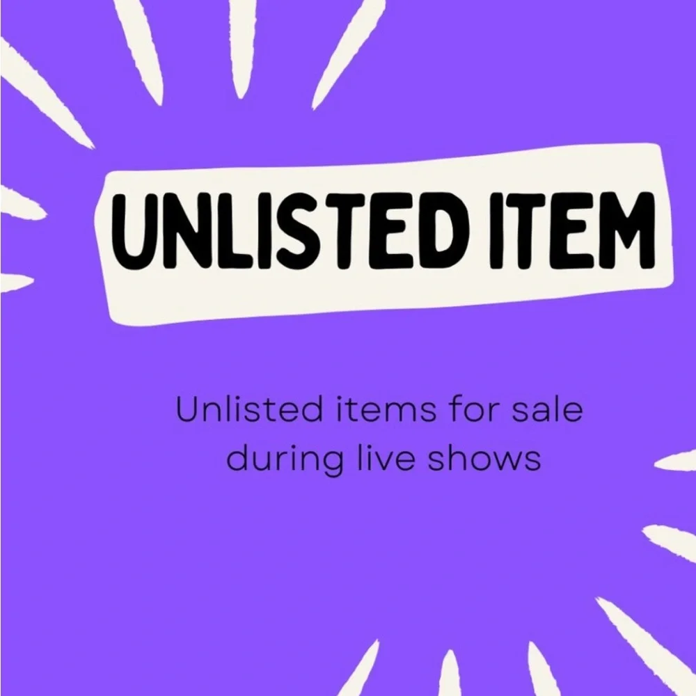 Live Show Unlisted ALL SALES FINAL - Picture 1 of 7